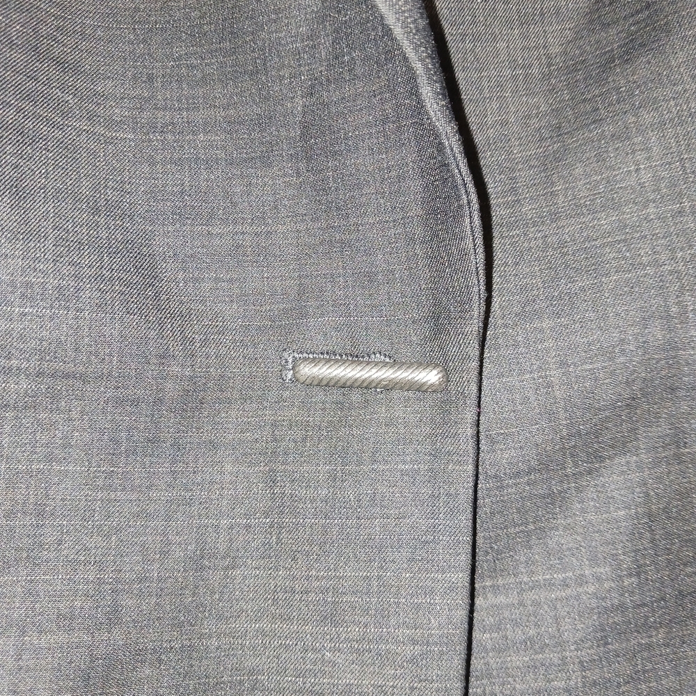 Kasper 2 Piece Gray Collared Button Long Sleeve S… - image 8